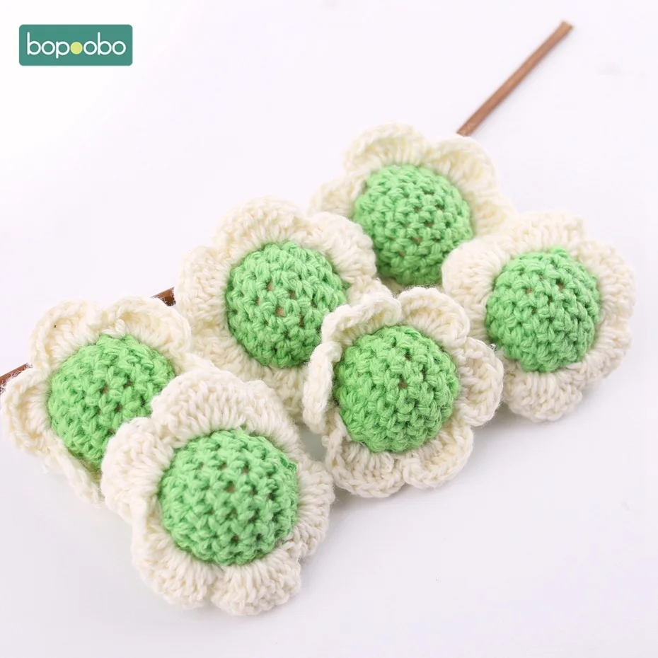Bopoobo 3pcs Wooden Bead Crochet Flower Jouet Dentition Baby Feeding Necklace Food Grade Teething Diy Crafts Baby Teether
Bopoobo 3pcs Wooden Bead Crochet Flower Jouet Dentition Baby Feeding Necklace Food Grade Teething Diy Crafts Baby Teether