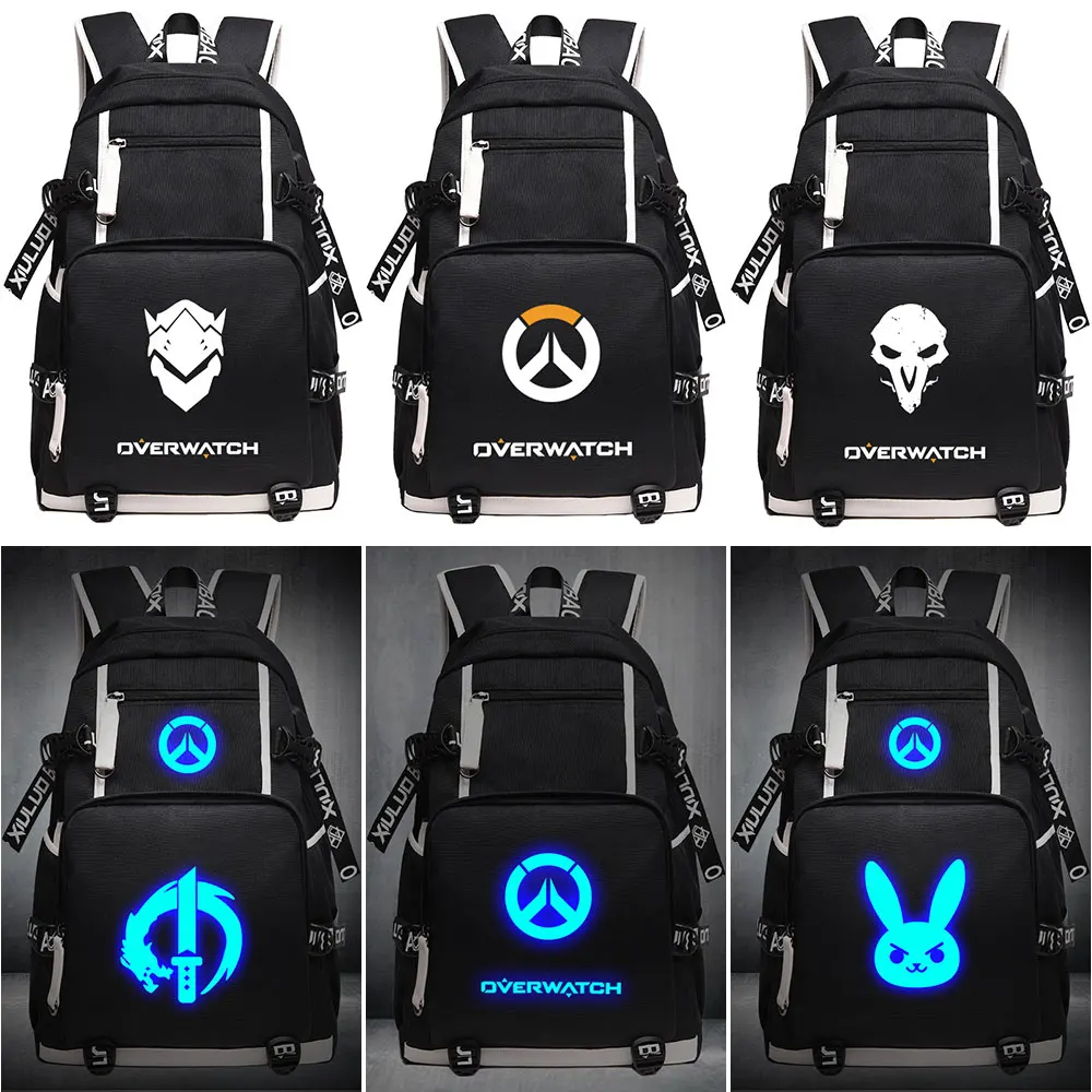 New Games OW Genji D.VA Reaper Skull Hanzo USB Charging Computer Boy Girl School bag Women Bagpack Teenagers Canvas Men Backpack
New Games OW Genji D.VA Reaper Skull Hanzo USB Charging Computer Boy Girl School bag Women Bagpack Teenagers Canvas Men Backpack