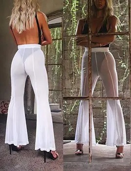 Womens Beach Sheer Mesh Bikini Cover Up High Waist Swimwear Bathing Suit Transparent Long Pants Trousers
Womens Beach Sheer Mesh Bikini Cover Up High Waist Swimwear Bathing Suit Transparent Long Pants Trousers