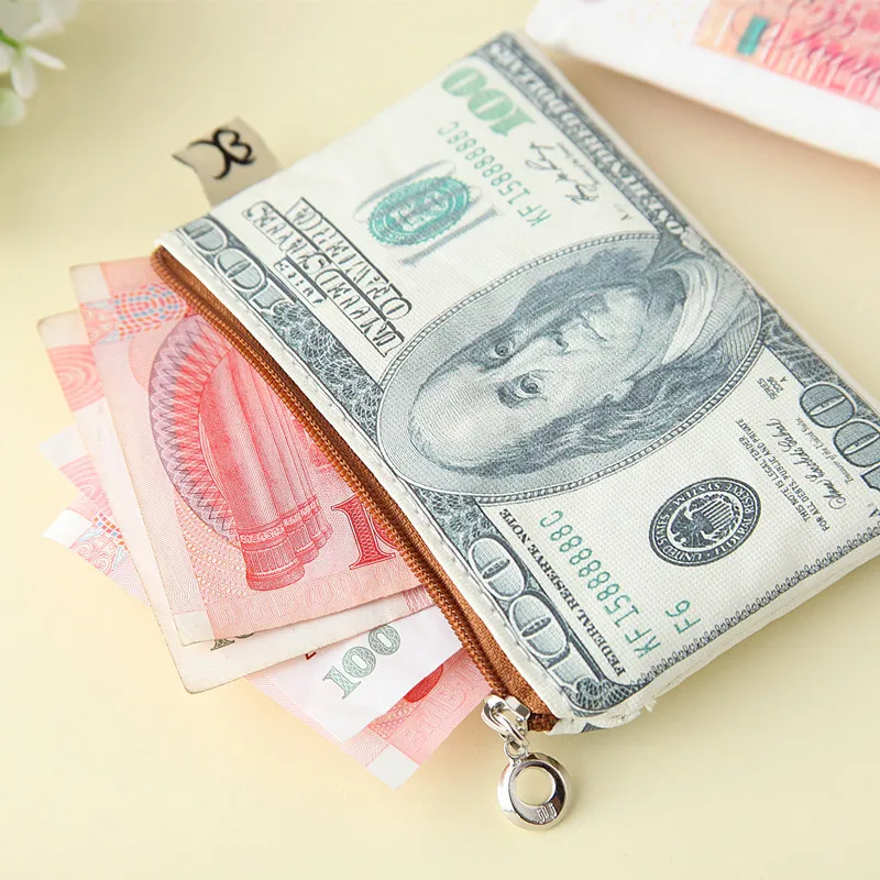 New Currency Printing Pattern Wallet Zipper Wallet Storage Package Dollar Sterling Euro Ruble Style Wallet
New Currency Printing Pattern Wallet Zipper Wallet Storage Package Dollar Sterling Euro Ruble Style Wallet