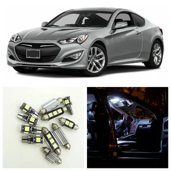 9pcs White Car LED Light Bulbs Interior Package Kit For 2010 2011 2012 Hyundai Genesis Coupe Map Dome Trunk License Plate Lamp
9pcs White Car LED Light Bulbs Interior Package Kit For 2010 2011 2012 Hyundai Genesis Coupe Map Dome Trunk License Plate Lamp