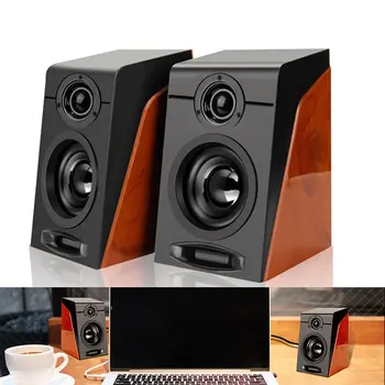 USB Wired Computer Speaker Stereo Subwoofer Desktop Small Computer PC Speakers USB 2.0 & 3.5mm Interface for PC Laptop
USB Wired Computer Speaker Stereo Subwoofer Desktop Small Computer PC Speakers USB 2.0 & 3.5mm Interface for PC Laptop