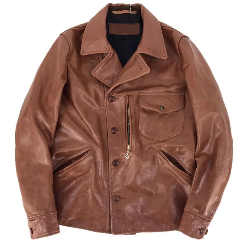 Automotive Style Men Cow Leather Jackets Men Coat 4XL Plus Size Retro Biker Mans Natural Real Leather Bomber Jackets Brand A697
Automotive Style Men Cow Leather Jackets Men Coat 4XL Plus Size Retro Biker Mans Natural Real Leather Bomber Jackets Brand A697