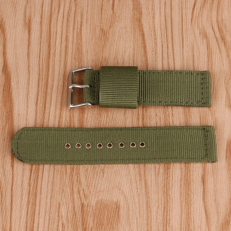 Best Replacement Army Green Watch Strap 20/22/24mm Wrist Band Nylon Fabric Bracelet Soft Pin Buckle Outdoor Watchband
Best Replacement Army Green Watch Strap 20/22/24mm Wrist Band Nylon Fabric Bracelet Soft Pin Buckle Outdoor Watchband