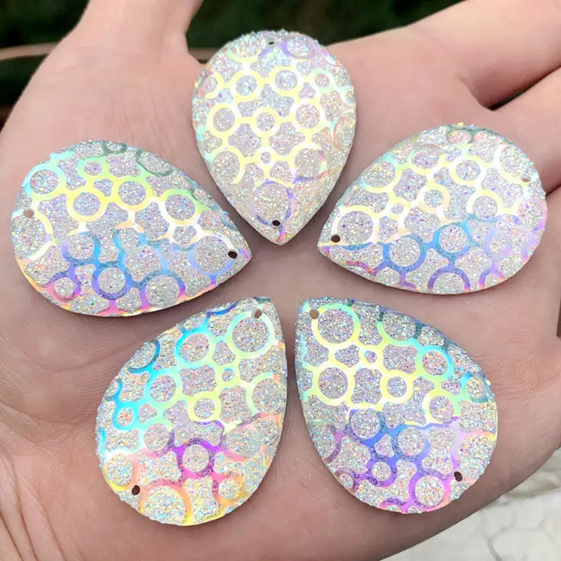 DIY 6pcs White AB Flatback Resin Stone strass crystal Resin Rhinestone For wedding decoration -S581
DIY 6pcs White AB Flatback Resin Stone strass crystal Resin Rhinestone For wedding decoration -S581