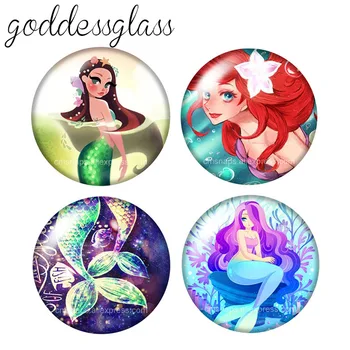 Magic Mermaid Wishes Fish scales tails 10pcs 12mm/18mm/20mm/25mm Round photo glass cabochon demo flat back Making findings
Magic Mermaid Wishes Fish scales tails 10pcs 12mm/18mm/20mm/25mm Round photo glass cabochon demo flat back Making findings