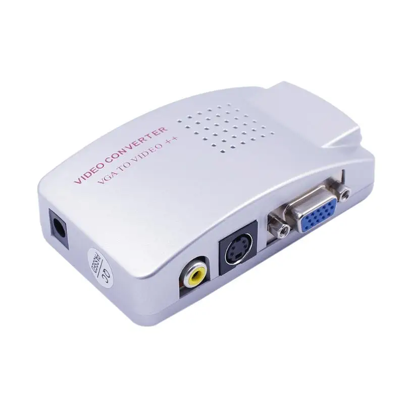 NTSC PAL VGA к ТВ AV RCA адаптер сигнала конвертер видео переключатель коробка
