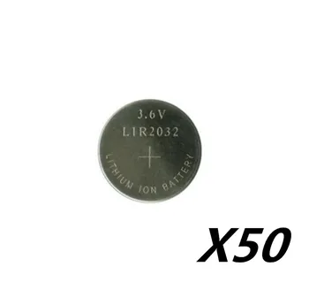 50PCS 3.6V LIR2032 lir 2032 lithium ion rechargeable battery 40mah Li-ion button coin cell replace for CR2032 CR 2032
50PCS 3.6V LIR2032 lir 2032 lithium ion rechargeable battery 40mah Li-ion button coin cell replace for CR2032 CR 2032