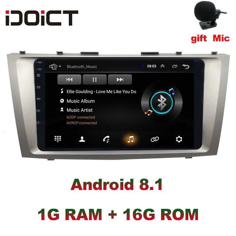 IDOICT Android 8.1 Car DVD Player GPS Navigation Multimedia For Toyota Camry Radio 2006-2011 wifi BT
IDOICT Android 8.1 Car DVD Player GPS Navigation Multimedia For Toyota Camry Radio 2006-2011 wifi BT