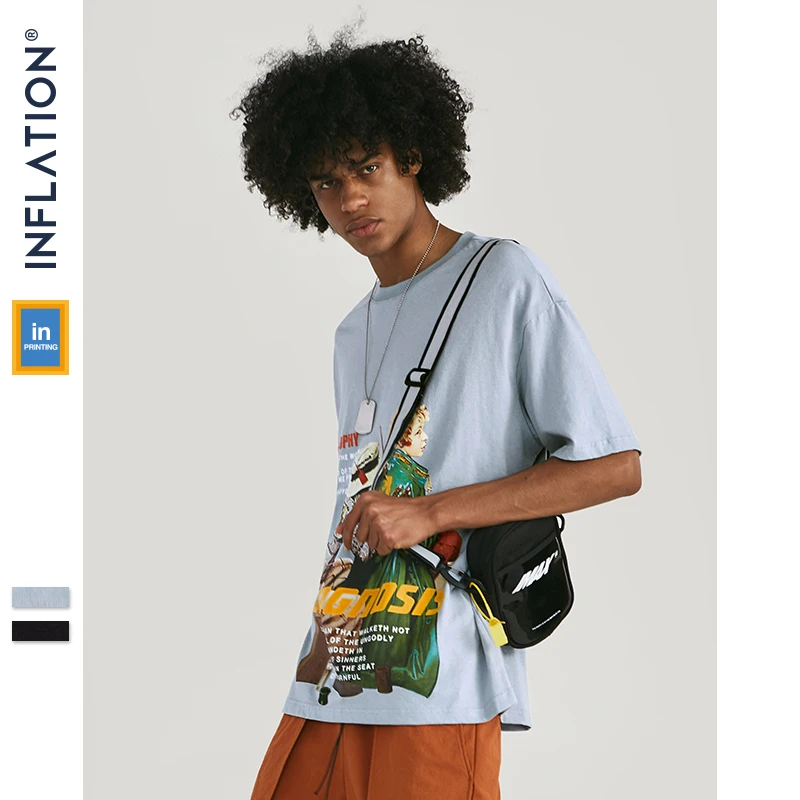 INFLATION Funny Man T-shirts 2019 SS Collections Summer T-shirt Streetwear Men Cotton Casual Tee Fashion Street Tee 91350S
INFLATION Funny Man T-shirts 2019 SS Collections Summer T-shirt Streetwear Men Cotton Casual Tee Fashion Street Tee 91350S