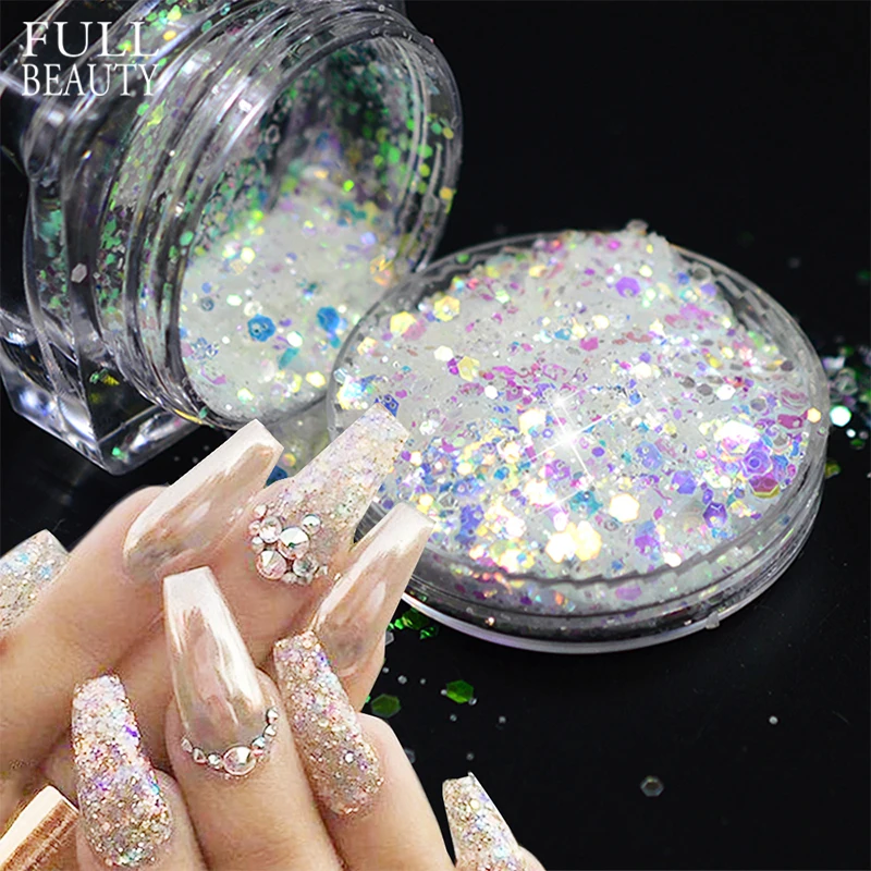Full Beauty 1 Box Laser Nail Glitter Sequins Pink Hexagon Sparkly Flakes Powder For 3D Nail Art Decoration Spangles Tip CHT01-20
Full Beauty 1 Box Laser Nail Glitter Sequins Pink Hexagon Sparkly Flakes Powder For 3D Nail Art Decoration Spangles Tip CHT01-20