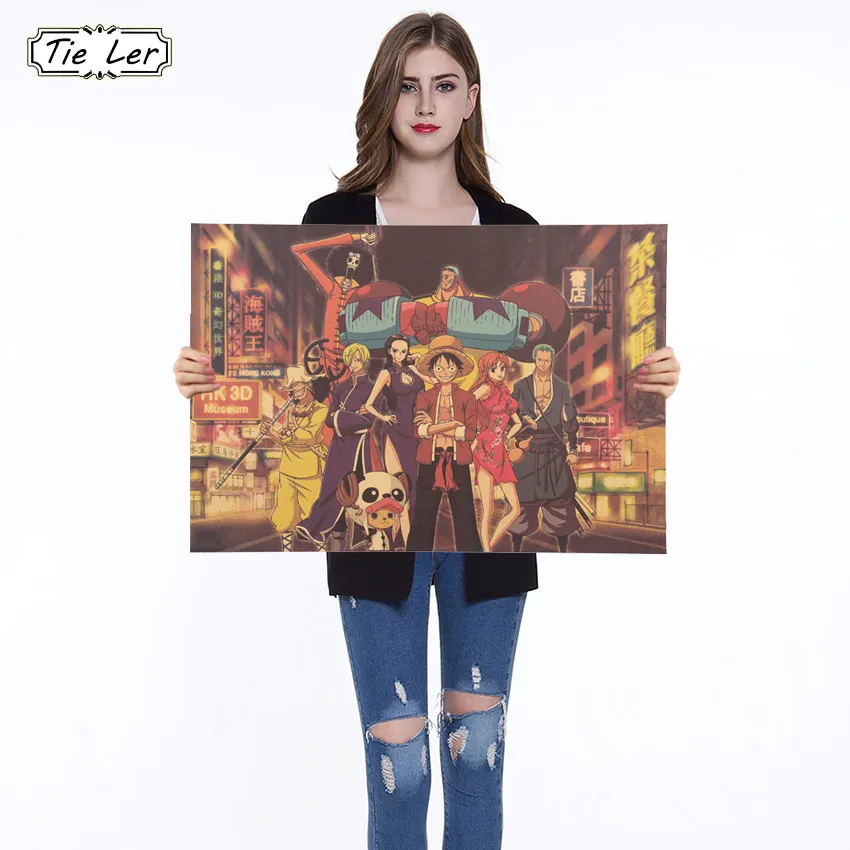 Vintage Kraft Paper Anime Poster One Piece Series Street Edition Bar Cafe Home Decor Wall Sticker 50.5X35cm
Vintage Kraft Paper Anime Poster One Piece Series Street Edition Bar Cafe Home Decor Wall Sticker 50.5X35cm