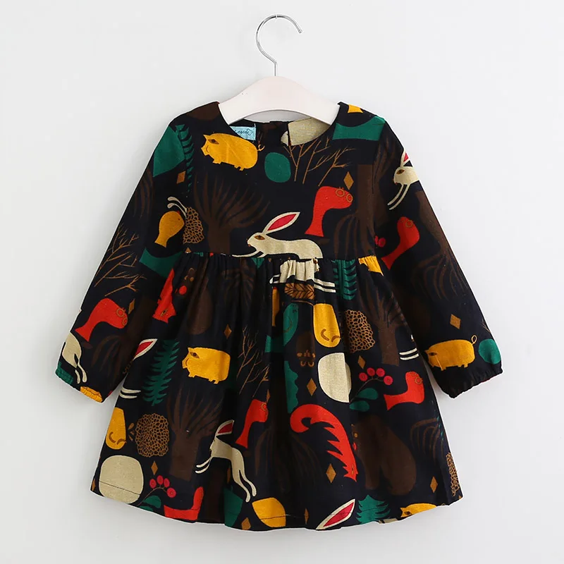 Menoea Children Dress New Brand Spring Kids Animals Pattern Long-Sleeve Dress Girls Rabbites 2 Color Clothes Dress
Menoea Children Dress New Brand Spring Kids Animals Pattern Long-Sleeve Dress Girls Rabbites 2 Color Clothes Dress
