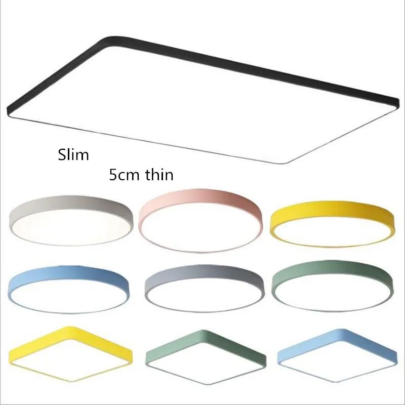 Ultra Thin LED Ceiling Light Modern Colorful Living Room Lights Lampara Techo Plafonnier LED Suspension Luminaire Ceiling Lamp
Ultra Thin LED Ceiling Light Modern Colorful Living Room Lights Lampara Techo Plafonnier LED Suspension Luminaire Ceiling Lamp