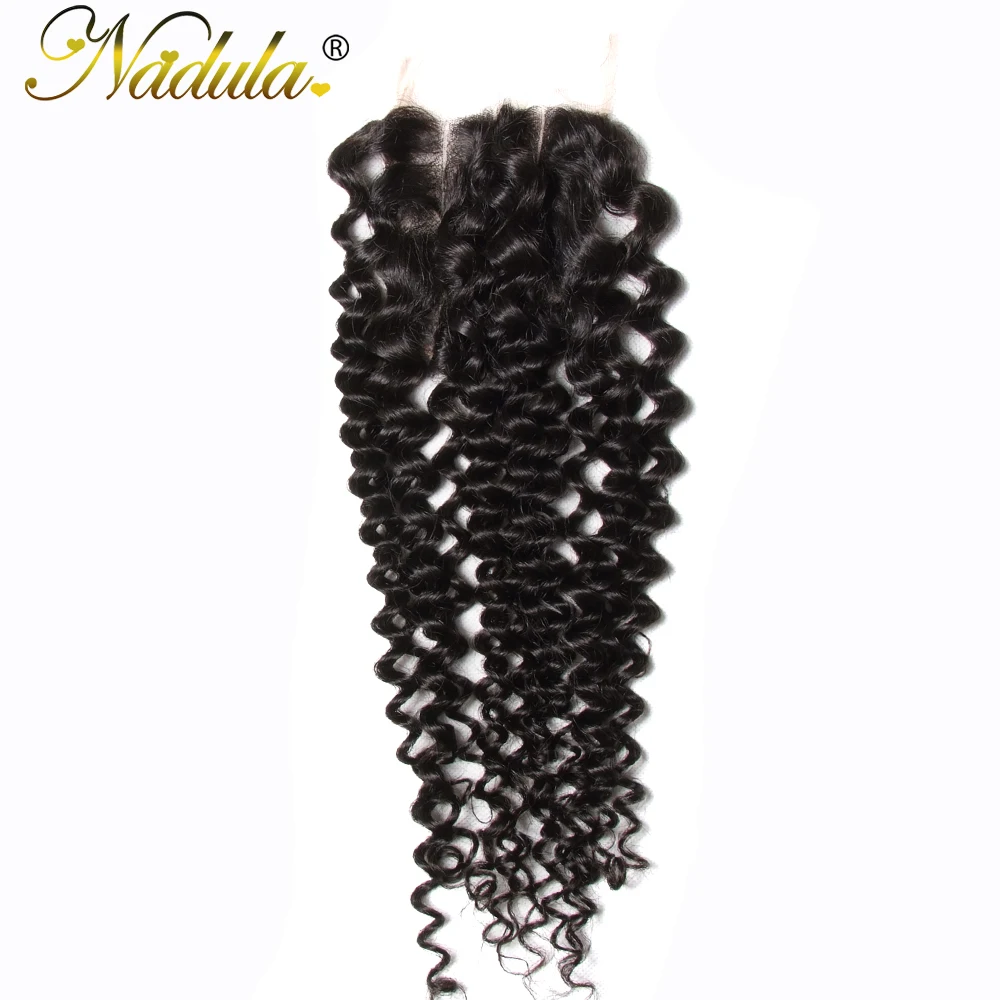 Nadula Hair 4*4 Three Part Malaysian Curly Closure Remy Hair Weave 100% Human Hair Swiss Lace Closure Free Shipping
Nadula Hair 4*4 Three Part Malaysian Curly Closure Remy Hair Weave 100% Human Hair Swiss Lace Closure Free Shipping