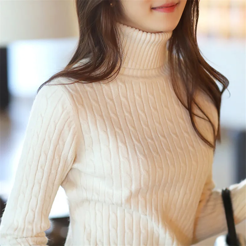 New Turtleneck Sweaters Women 2018 Hot Sale Winter Long Sleeve Pullovers Slim Knitted Sweater Female Warm Tops Pull Femme
New Turtleneck Sweaters Women 2018 Hot Sale Winter Long Sleeve Pullovers Slim Knitted Sweater Female Warm Tops Pull Femme