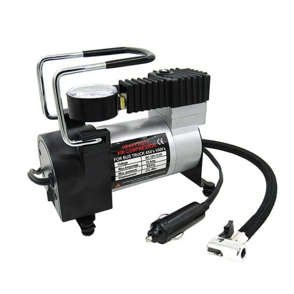2018 Portable 80PSI Super Flow DC 12V Metal Air Compressor Tyre Inflator Car Air Pump Vehicle Pump Electric Pressure Gauge Hot
2018 Portable 80PSI Super Flow DC 12V Metal Air Compressor Tyre Inflator Car Air Pump Vehicle Pump Electric Pressure Gauge Hot