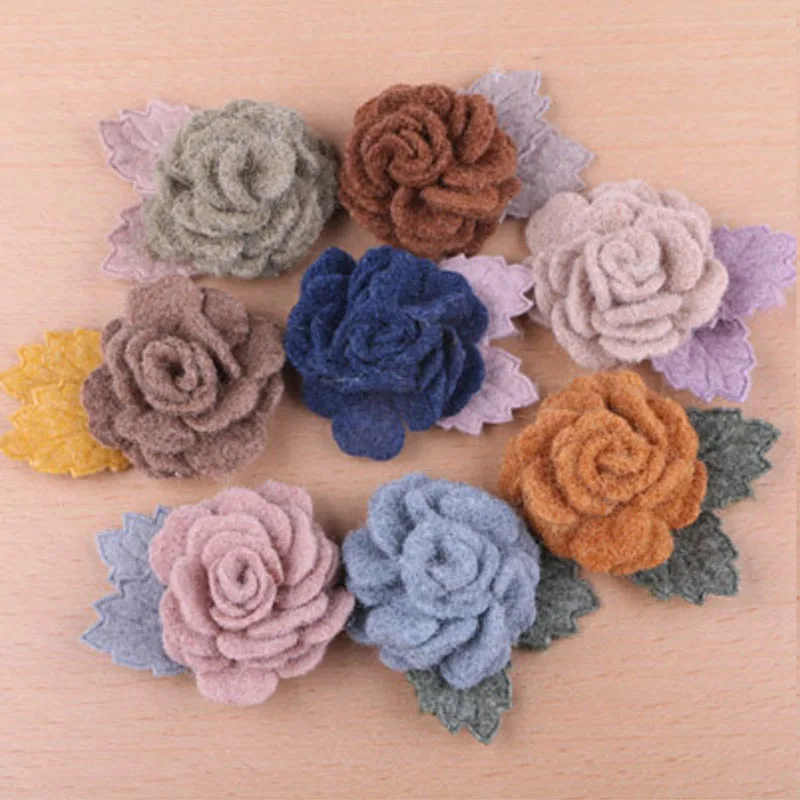 Free Shipping 20pcs/lot Handmade Wool Felt Fabric Rose Flowers Button Stickers Floral Patch Fit Girl Hair Jewelry Clips Headband
Free Shipping 20pcs/lot Handmade Wool Felt Fabric Rose Flowers Button Stickers Floral Patch Fit Girl Hair Jewelry Clips Headband