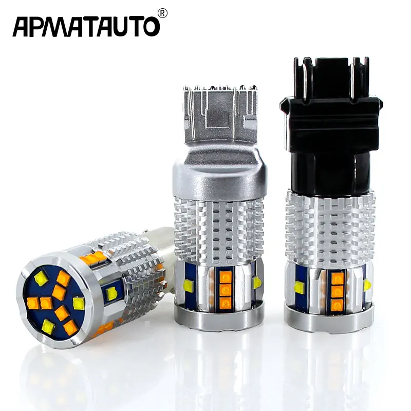 2pcs 21W 7443 LED Canbus 3157 T25 1157 Bay15d LED Switchback White/Amber LED Bulbs For Daytime Running/Turn Signal Lights
2pcs 21W 7443 LED Canbus 3157 T25 1157 Bay15d LED Switchback White/Amber LED Bulbs For Daytime Running/Turn Signal Lights