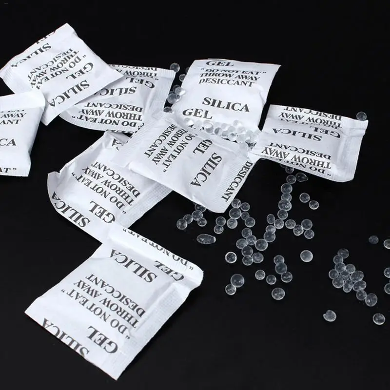 50PCS Desiccant 1g Silicone Moisture-Proof Bead Dehumidification Package Kitchen Household Cleaning Products Desiccant
50PCS Desiccant 1g Silicone Moisture-Proof Bead Dehumidification Package Kitchen Household Cleaning Products Desiccant