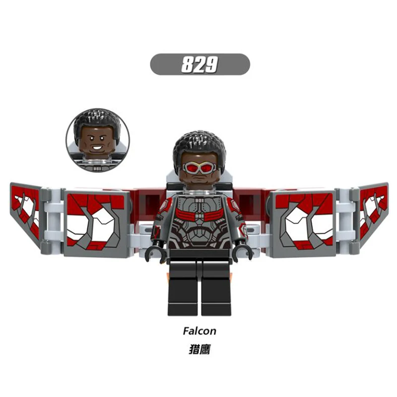 Building Blocks 50pcs/lot Super Heroes Falcon Iron Man Doctor Strange Wasp Proxima Midnight Vision Ebony Maw Gamora Kids Toys
Building Blocks 50pcs/lot Super Heroes Falcon Iron Man Doctor Strange Wasp Proxima Midnight Vision Ebony Maw Gamora Kids Toys