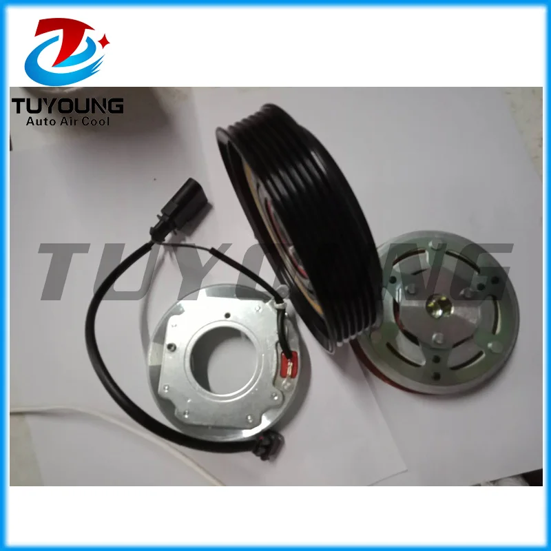 Auto AC compressor clutch 6SAS14C for AUDI A4 2.0 447280-7032 4472808820 8T0260805F 110mm 12V 6PK
Auto AC compressor clutch 6SAS14C for AUDI A4 2.0 447280-7032 4472808820 8T0260805F 110mm 12V 6PK