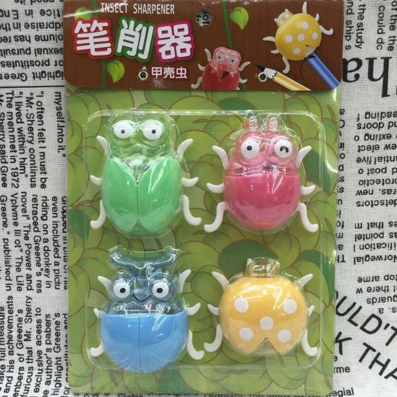4 Pcs/set Kawaii Mini Beetle Ladybug Plastic Pencil Sharpeners for Kids Children Single Hole Pencil Cutter Stationery Gifts
4 Pcs/set Kawaii Mini Beetle Ladybug Plastic Pencil Sharpeners for Kids Children Single Hole Pencil Cutter Stationery Gifts