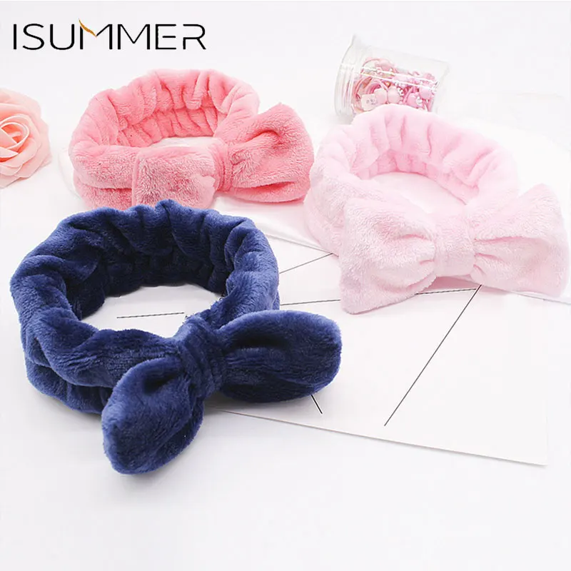 ISummer Coral Fleece Hairbow Cross Headband For Wash Face Makeup Lady Bath Mask Solid Hairband Elastic Soft Hair Accessories
ISummer Coral Fleece Hairbow Cross Headband For Wash Face Makeup Lady Bath Mask Solid Hairband Elastic Soft Hair Accessories