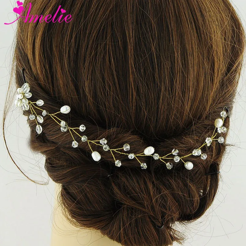 Exquisite Bridal Hair Vine Boho Crystal Floating Pearl Wedding Hairbands girl's Rhinestone headband Jewelry Baby's Breath Vine
Exquisite Bridal Hair Vine Boho Crystal Floating Pearl Wedding Hairbands girl's Rhinestone headband Jewelry Baby's Breath Vine