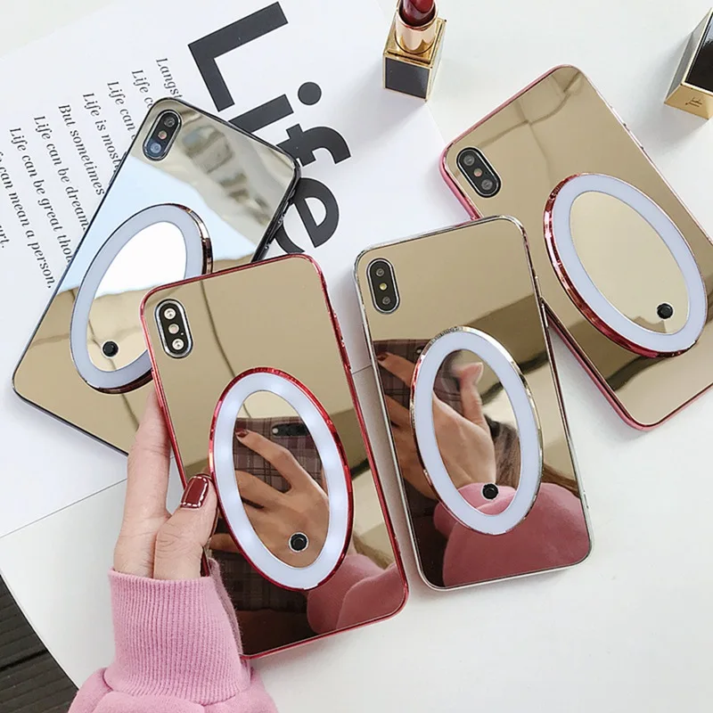 Luxury fill light makeup Silve/Pink mirror phone case for iPhone XS Max XS XR for iphone 6 6s 7 8 Plus Cover for iphone 6 6s 7 8
Luxury fill light makeup Silve/Pink mirror phone case for iPhone XS Max XS XR for iphone 6 6s 7 8 Plus Cover for iphone 6 6s 7 8