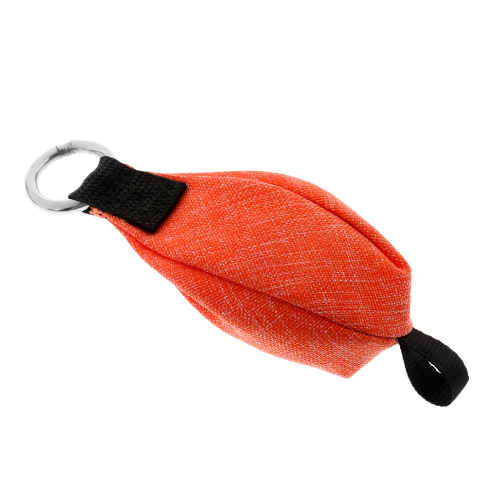 Durable Tree Surgeon Arborist Rock Climbing Rope Working Throw Weight Bag Attached with Stainless Steel Ring for Throw Line Durable Tree Surgeon Arborist Rock Climbing Rope Working Throw Weight Bag Attached with Stainless Steel Ring for Throw Line