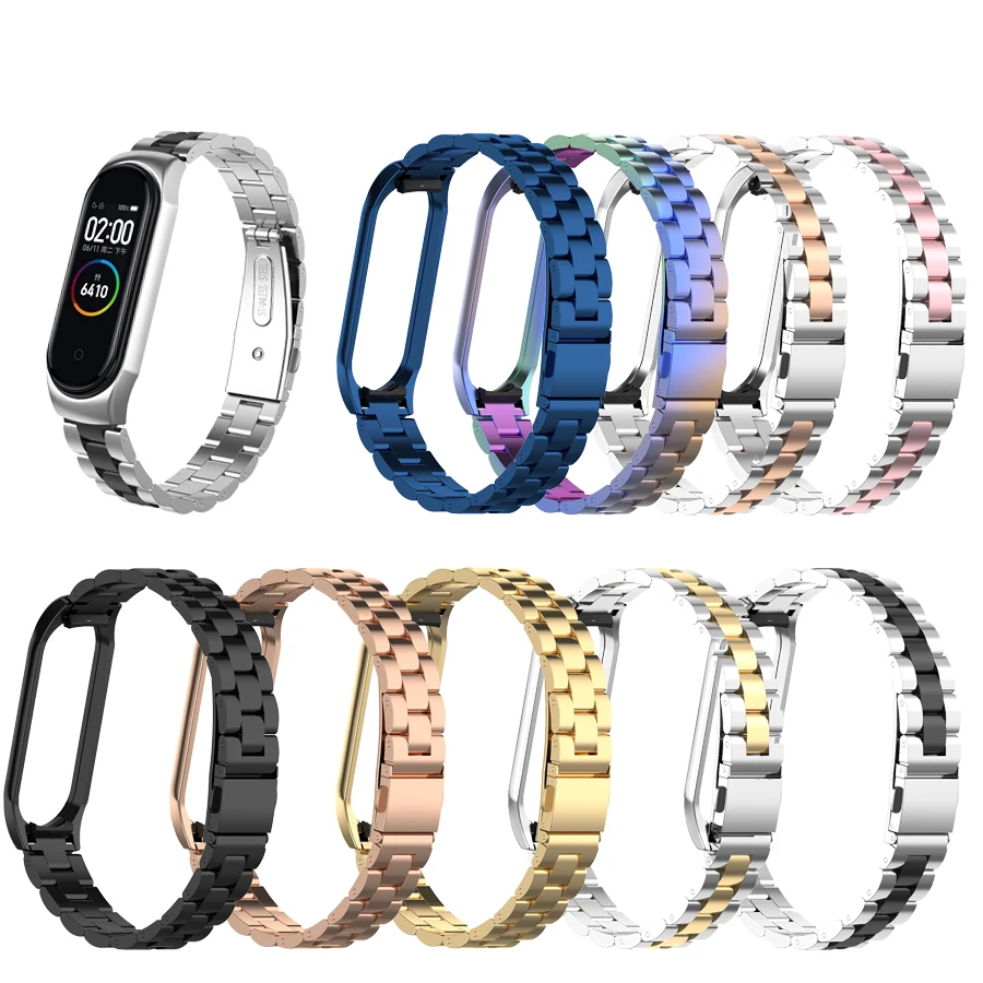 For Mi Band 4 Metal Strap Stainless Steel Wrist Strap for Xiaomi Mi Band 4 Bracelet Wristband Mi Band 4 Correa
For Mi Band 4 Metal Strap Stainless Steel Wrist Strap for Xiaomi Mi Band 4 Bracelet Wristband Mi Band 4 Correa
