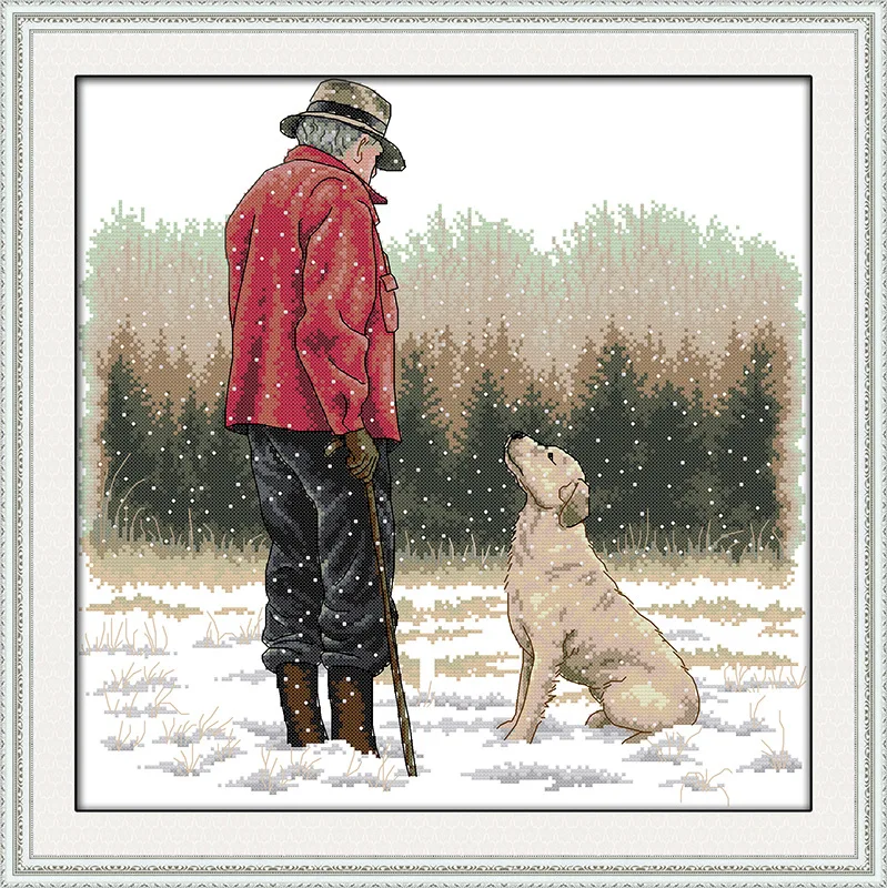 The old man and his dog Printed Canvas DMC Counted Chinese Cross Stitch Kits printed Cross-stitch set Embroidery Needlework
The old man and his dog Printed Canvas DMC Counted Chinese Cross Stitch Kits printed Cross-stitch set Embroidery Needlework
