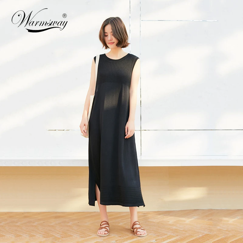 Summer Women Long Sweater Dress elegant Solid Loose sundress Bodycon O-neck Sleeveless Dresses Sexy Elastic Knitted B-132
Summer Women Long Sweater Dress elegant Solid Loose sundress Bodycon O-neck Sleeveless Dresses Sexy Elastic Knitted B-132