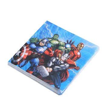40pcs Paper towel Avengers Birthday Party Decoration kids Party supplies baby shower package decor Activity goods halloween
40pcs Paper towel Avengers Birthday Party Decoration kids Party supplies baby shower package decor Activity goods halloween