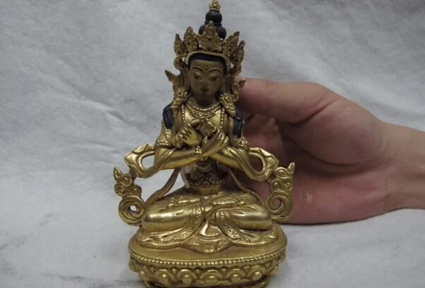 song voge gem S0878 5 Tibet Copper 24K Gold Gild Vajrasattva Vajradhara Bodhisattva Guan Yin Statue
song voge gem S0878 5 Tibet Copper 24K Gold Gild Vajrasattva Vajradhara Bodhisattva Guan Yin Statue