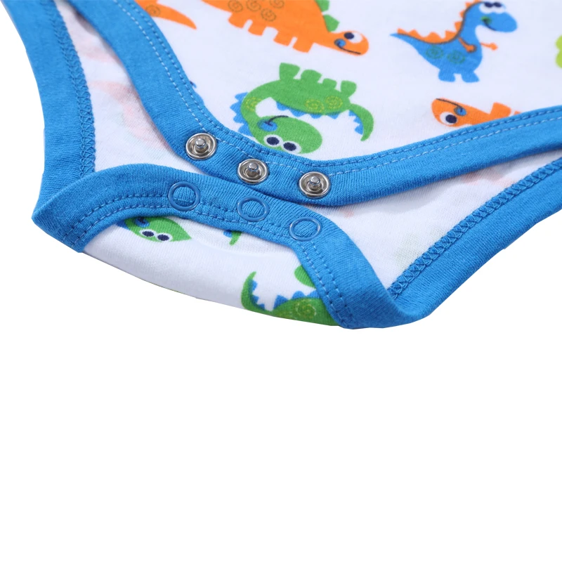 Cute Unisex Top Quality Baby Rompers Short Sleeve Cottom O-Neck 0-12M Fashion Animal Printed Newborn Boys&Girls Baby Clothes (3)