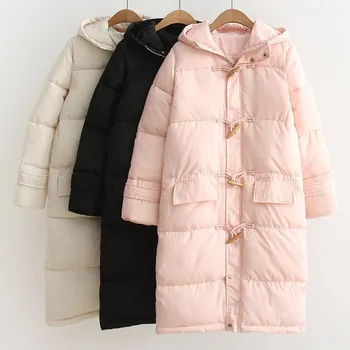 Winter Jackets Women 2018 Down Parkas Solid Color loose Long Outerwear Cotton-Padded Warm Winter Coat
Winter Jackets Women 2018 Down Parkas Solid Color loose Long Outerwear Cotton-Padded Warm Winter Coat
