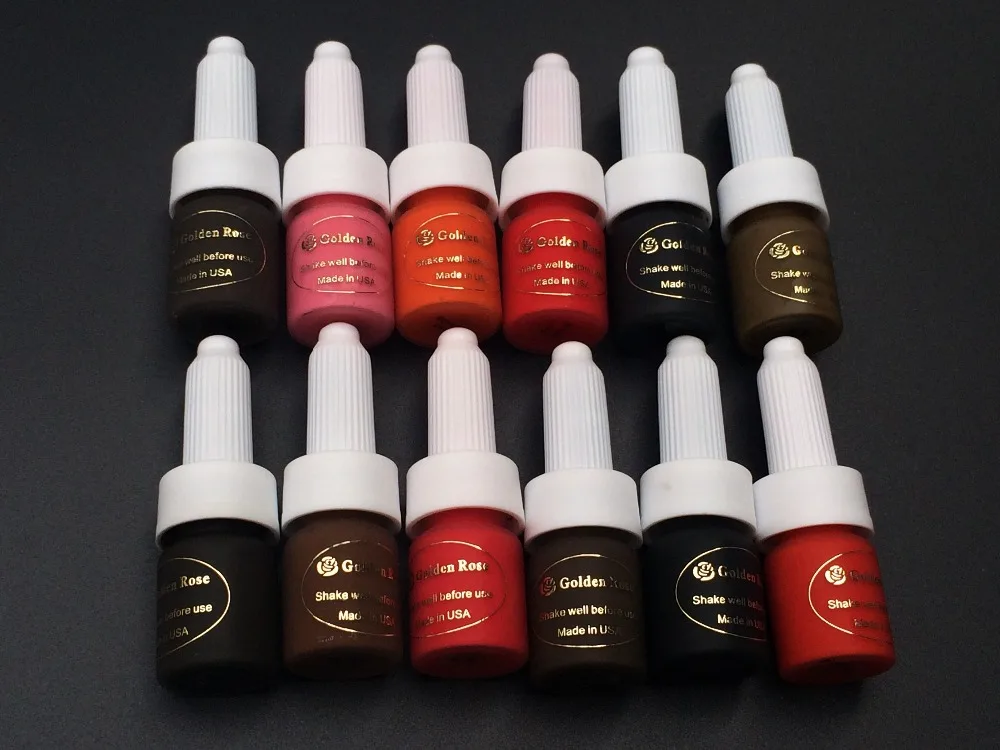 12 Pcs Different Colors Permanent Makeup Micro Pigment Complete Cosmetic Color Tattoo Ink Kit For Eyebrow Lip
12 Pcs Different Colors Permanent Makeup Micro Pigment Complete Cosmetic Color Tattoo Ink Kit For Eyebrow Lip