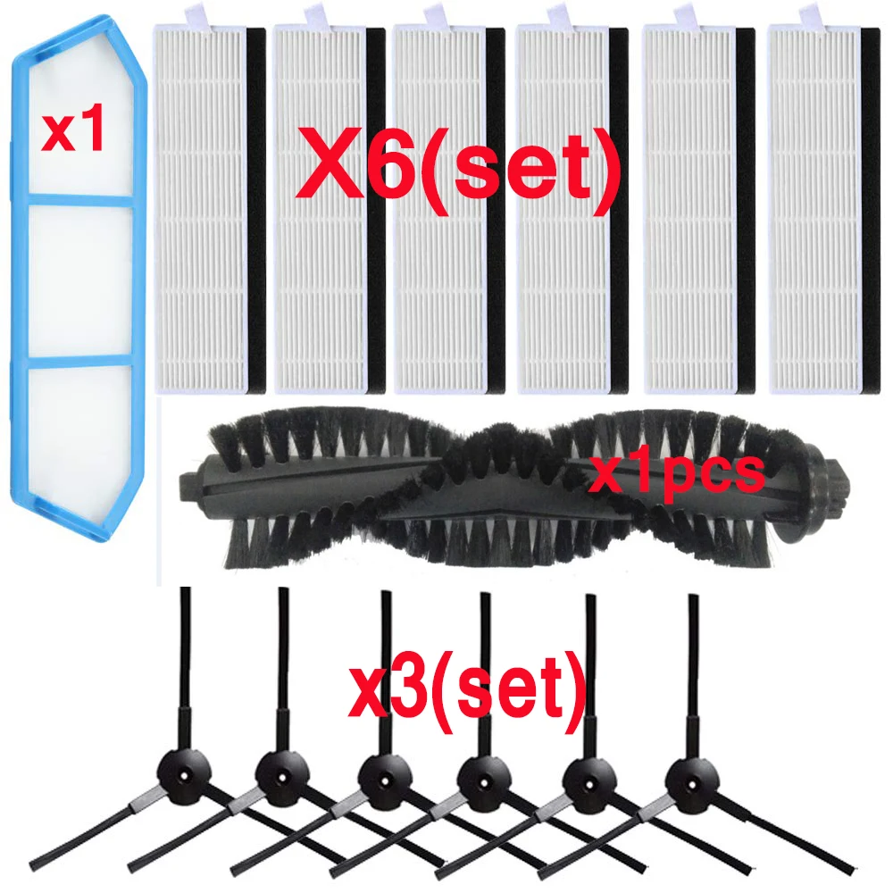 ILIFE A4 chuwi ilife A4s A40 Robot Vacuum Cleaner Replacement accessories Parts Kits- Filter Main Brush Side Brushes
ILIFE A4 chuwi ilife A4s A40 Robot Vacuum Cleaner Replacement accessories Parts Kits- Filter Main Brush Side Brushes