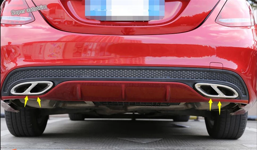 Lapetus Rear Tail Dual Exhaust End Pipe Muffler Tip Cover Accessories Exterior Trim 2 Piece For Mercedes Benz GLS X166 2017 2018
Lapetus Rear Tail Dual Exhaust End Pipe Muffler Tip Cover Accessories Exterior Trim 2 Piece For Mercedes Benz GLS X166 2017 2018