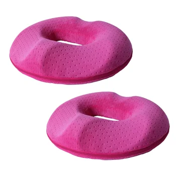 2pcs Memory Foam Donut Ring Tailbone Coccyx Seat Cushion Pillow for Hemorrhoid Prostate Pregnancy Rose Red
2pcs Memory Foam Donut Ring Tailbone Coccyx Seat Cushion Pillow for Hemorrhoid Prostate Pregnancy Rose Red