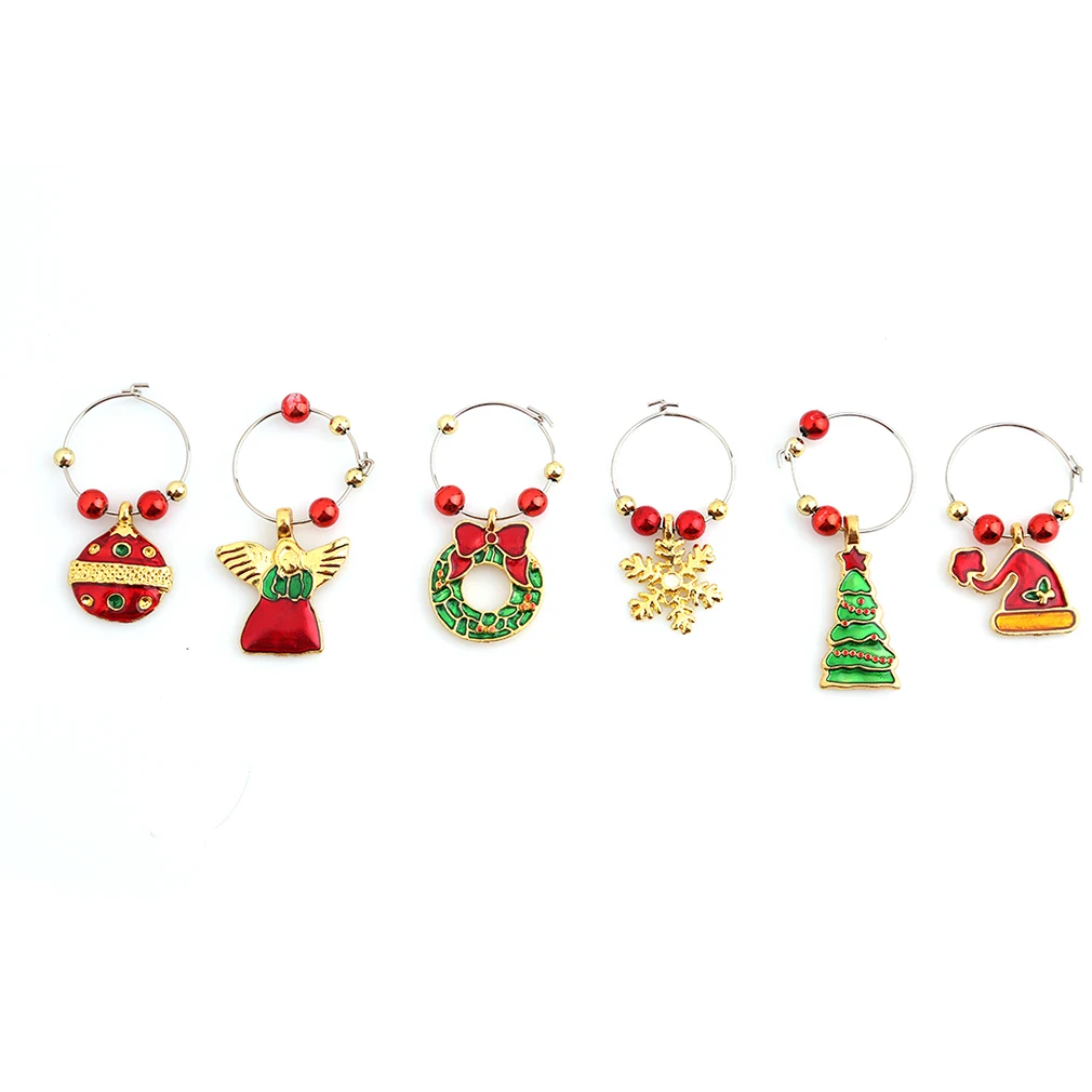 2019 new year cup ring table santa claus navidad jingle bells