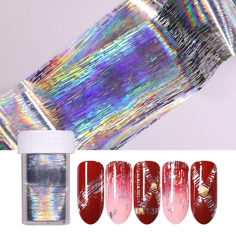 1 Roll 100*3.9cm Nail Foils Colorful Holographic Laser Nail Art Transfer Decals Stickers DIY Nail Art Decorations Accessories
1 Roll 100*3.9cm Nail Foils Colorful Holographic Laser Nail Art Transfer Decals Stickers DIY Nail Art Decorations Accessories