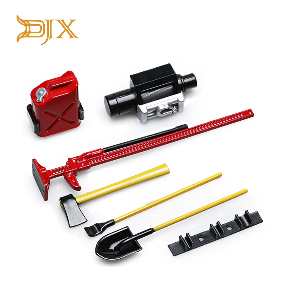 1:10 RC Scale Decoration Tool Set for 1/10 Traxxas HSP Redcat RC4WD D90 D110 Axial SCX10 Tamiya CC01
1:10 RC Scale Decoration Tool Set for 1/10 Traxxas HSP Redcat RC4WD D90 D110 Axial SCX10 Tamiya CC01