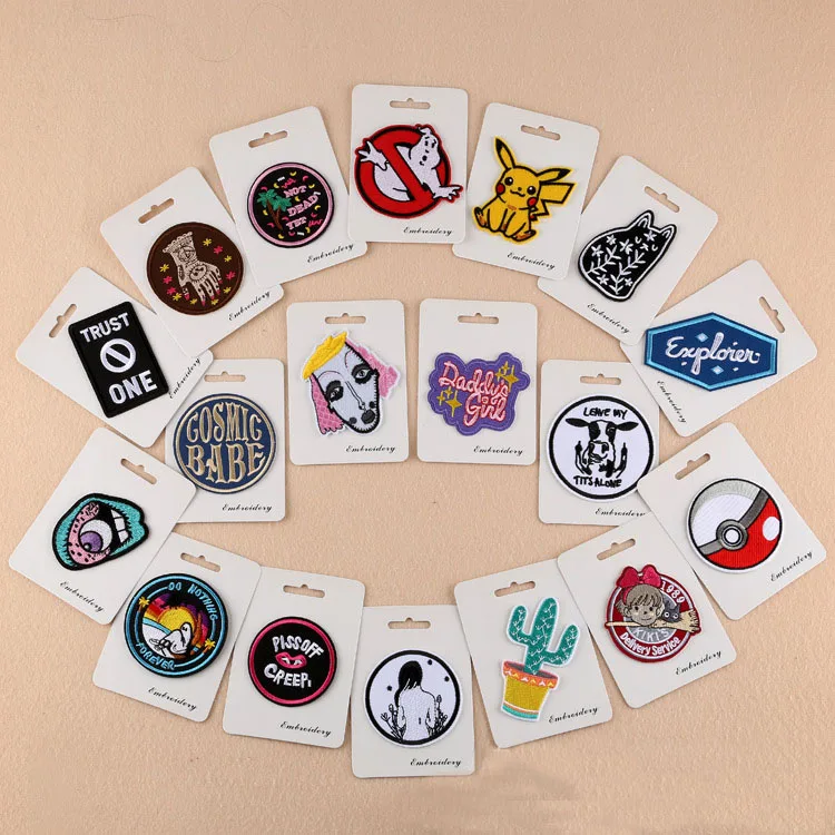 2 pcs/lot Ghostbusters Ghost Busters Patches For Clothes Iron On Sew On Embroidered Fabric Badges Applique DIY Apparel Accessory
2 pcs/lot Ghostbusters Ghost Busters Patches For Clothes Iron On Sew On Embroidered Fabric Badges Applique DIY Apparel Accessory