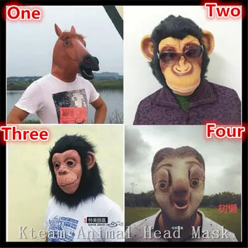 2017 New Creepy Monkey Horse Mask Animal's Head Latex Full Head Mask Halloween Costume Theater Prank Prop Crazy Party Sloth Mask
2017 New Creepy Monkey Horse Mask Animal's Head Latex Full Head Mask Halloween Costume Theater Prank Prop Crazy Party Sloth Mask