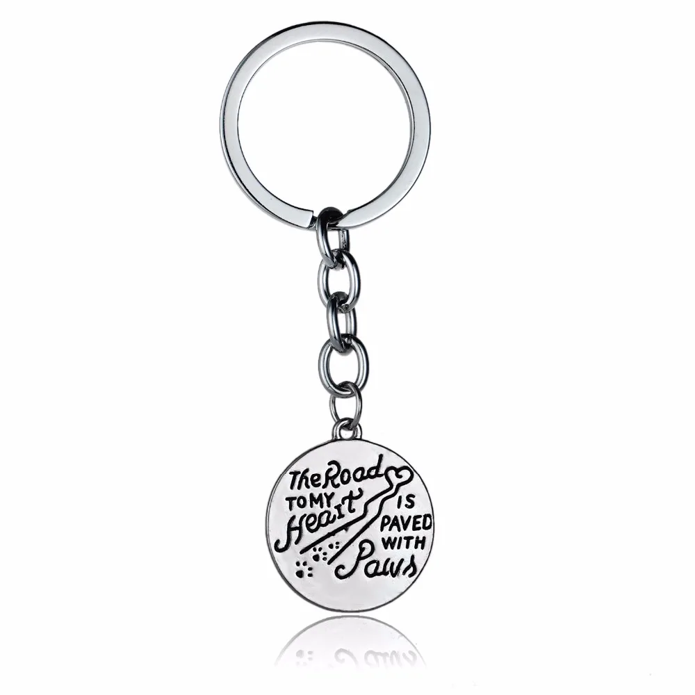 12PC/Lot Road To My Heart Is Paved With Paws Keychain Pet Prints Animals Lovers Keyring Women Men Key Chains Rings Bags Keyfob
12PC/Lot Road To My Heart Is Paved With Paws Keychain Pet Prints Animals Lovers Keyring Women Men Key Chains Rings Bags Keyfob