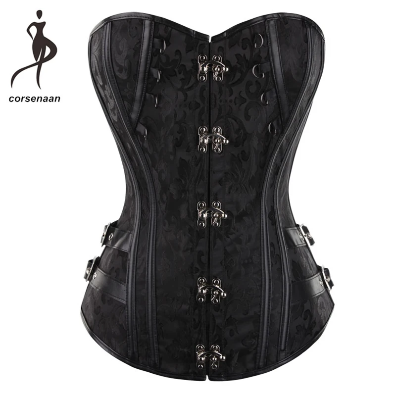 Locking Closure Steam Punk Style Women Waist Shapewear Overbust Corset Bustier With G String Black Brown 916#
Locking Closure Steam Punk Style Women Waist Shapewear Overbust Corset Bustier With G String Black Brown 916#