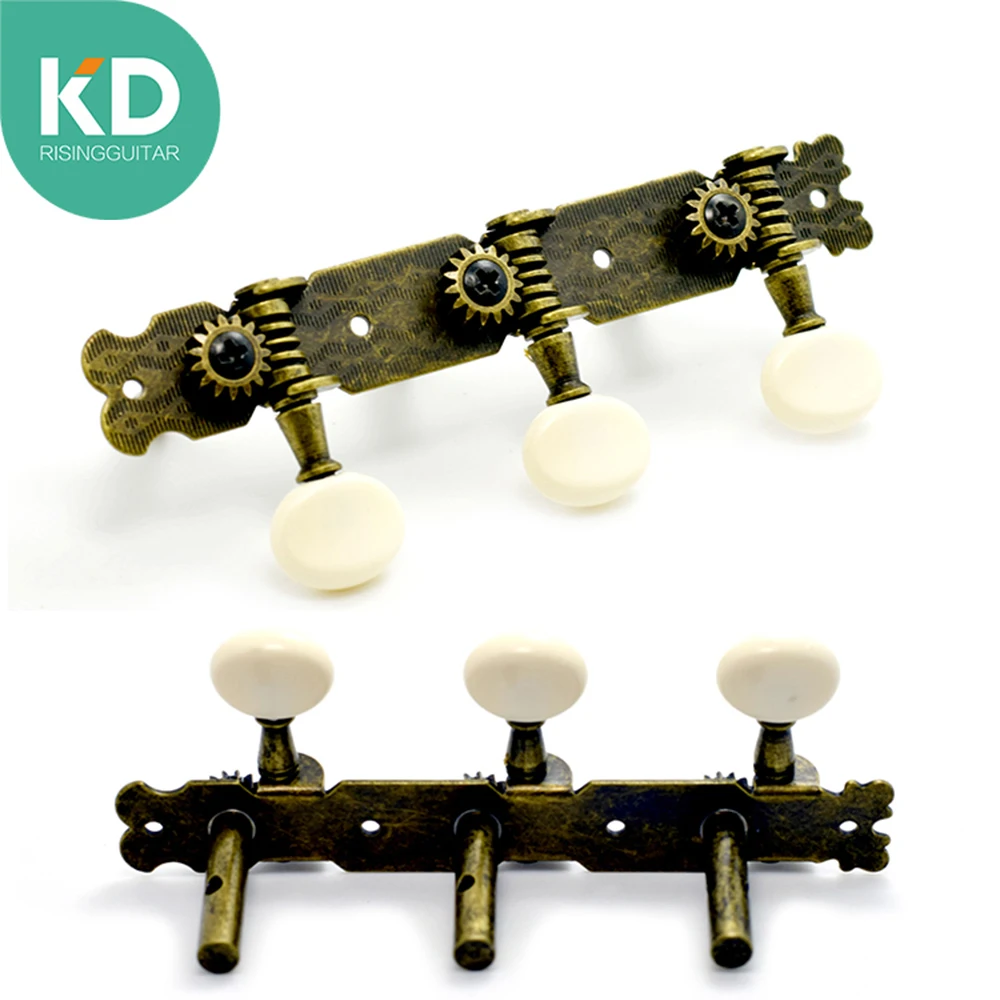 KD Classical Guitar Tuning Peg Antique Bronze Guitar Pegs Oval Button Machine Head Guitar Repair Parts Accessories
KD Classical Guitar Tuning Peg Antique Bronze Guitar Pegs Oval Button Machine Head Guitar Repair Parts Accessories